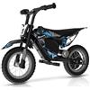 EVERCROSS EV13M Motocicletta Elettrica per Bambini, E-Moto da 150 W, Modalità Velocità 8/16 km/h e Motocicletta Elettrica a Lungo Raggio da 10 km, Moto Cross da 12'' per bambini da 3 a 12 anni