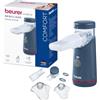 Beurer IH 49 Aerosol per inalazioni portatile, batteria ricaricabile, silenzioso, per bambini e adulti, tecnologia a membrana oscillante, in caso di malattie delle vie respiratorie
