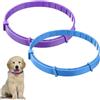 IKOPFLN 2 Pezzi Collare Calmante Per Cani e Gatti, Anti-Ansia Regolabili Tranquillanti Antistress Cani Colori che calmano i cani(62cm)