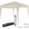 Gazebo Richiudibile 3x3 Beige