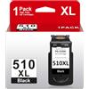 Neiber 510 XL Cartucce, PG-510 Nero Sostituzione per Cartuccia Canon 510 Nero, PG-510XL per Canon Pixma MP280 MP495 MP230 MP250 MP270 MX360 MX320 MX410 iP2700 MX340 MP490 MP235 Stampanti
