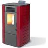 King Stufa a Pellet Canalizzata King 118C 8.7kW 220m3 Bordeaux - 93063