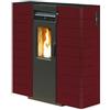 King Stufa a Pellet Canalizzata King Slim 10C 9kW 225m3 Bordeaux - 17378