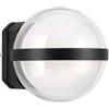 M Ledme - Lampada da Parete Led World 10W, 3000k Bianco Caldo, 920lm, Angolo di Illuminazione 180, Impermeabile IP54, illuminazione ideale per Esterni, Giardino, Terrazza, Patio. LM6162
