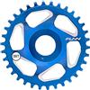 FUNN Solo ES Pignone Narrow Wide per Biciclette elettriche equipaggiate con Motore Shimano E8000 ed E7000 (38 Denti, Blu)