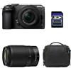 NIKON Kit fotografico personalizzato creato utilizzando NIKON Z30 + Z 16-50 + Z 50-250 + Sac + Carte SD 8 Go