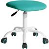 FurnitureR Sitness Bobby - Pouf per bambini, in alluminio laccato, colore: Verde