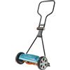 Gardena Classic 4018-88 rasaerba a cilindro 400, rasaerba manuale con larghezza di lavoro di 40 cm per prati fino a 200 m², rullo di lama in acciaio di qualità, tecnologia di taglio senza contatto