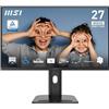 MSI PRO MP273QPDE E2 - Monitor da ufficio WQHD da 27, pannello IPS 2560 x 1440, 100 Hz, per gli occhi, altoparlante integrato, supporto ergonomico regolabile - HDMI 2.0b (WQHD@100Hz), DP 1.2a