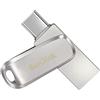 SanDisk Ultra Dual Drive Luxe USB Type-C and Type-A 1TB, up to 150MB/s, USB 3.1 Gen 1, All Metal, 2-in-1 Device