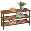 HW CASA Scarpiera Legno,Scarpiera Salvaspazio Slim Legno,Scaffale 3 Ripiani,63x26x48.5cm Scaffale per Scarpiera Ingresso,Scaffale Scarpe per Esterni,Camera da Letto,Bagno per Scarpiera Piccola