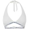 Tommy Hilfiger Top Bikini a Triangolo Donna Imbottitura Estraibile, Bianco (Ivory), XS