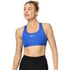 NIKE DX6821-405 W NK SWSH Med SPT Bra Reggiseno Sportivo Donna Hyper Royal/Black Taglia 2XS