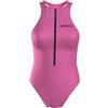 Calvin Klein Racerback One Piece KW0KW02407 Costume da Bagno con Schiena a Incrocio, Rosa (Bold Pink), L Donna