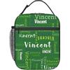Naispanda Borsa Porta Pranzo Personalizzabile con Foto e Scritte, Portatile Borsa Termica Pranzo al Sacco con Rivestimento Isolante a Prova di perdite Per Scuola, Ufficio, Lavoro, Picnic , DIY Disegna il Tuo