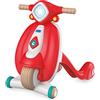 Clementoni Baby Primo Scooter, Moto Bambini Spingibile 10+ Mesi, Gioco Prima Infanzia Made in Italy, Linea Play for Future, Supporta nei Primi Passi e nello Sviluppo Psicomotorio, 17403