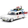 Jada Ghostbuster ECTO-1, in Scala 1:24 Die-Cast, Funzionamento a Ruota Libera, Parti Apribili, Bianco, Taglia Unica