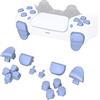 eXtremeRate Tasti Ricambio per ps5 Controller BDM-010/020,D-pad Trigger R1 L1 R2 L2 Grilletti Pulsante Share Option per ps5 Joystick con Cacciavite-Lilla