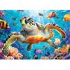 AveJoys Puzzle per adulti 1000 pezzi tartaruga marina 70 x 50 cm puzzle per adulti gioco educativo sfida giocattolo 1000 pezzi puzzle per adulti bambini