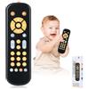 Bambebe Baby TV Telecomando con Luce e Suono, Giochi Musicali per Bambini 6-18 Mesi con Inglese/Francese/Spagnolo, Giocattoli Sonori Sensoriali Regali per Prima Educativi per 6 Mesi + Bambino Bambina