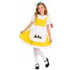Fun Shack Costume Riccioli D'Oro Bambina, vestito carnevale bambina, costume carnevale bambina S