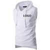 YUANOU Gilet Personalizzato Uomo Personalizzato Il Tuo Logo Smanicato Felpa con Cappuccio Estate Tinta Unita Fai da Te Gilet T-Shirt Abbigliamento Uomo Color2,M