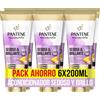 Pantene Pro-V Miracles - Balsamo per capelli danneggiati, con trattamento eccessivo o con stoppini, 200 ml x 6