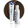 Pop Italy Soielixir Tinta Permanente per Capelli in crema SENZA Resorcina, Parafenilendiammina e Ammoniaca 93 Colori - 100 ml - (Pack Tinta + Ossigeno 10 vol. - 6/7 Biondo Scuro Marrone)