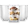 Glasmark KROSNO 1992 Tazze Da Dessert 6 Pezzi In Vetro Trasparente Coppe Da Gelato Lavabile In Lavastoviglie 250 ml