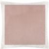 Yard Cuscino imbottito in poliestere velluto opaco Auden - Rosa antico - 50x50 cm