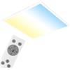 Briloner Leuchten - Plafoniera a LED, dimmerabile, controllo del colore, telecomando, 36W, 3800 lm, lampada a LED, lampada da soggiorno, plafoniera, bianco, 59,5 cm