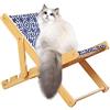 higyee Sedia a Sdraio rialzata per Gatti - Letto per Gatti e Cani di Piccola Taglia da 10 kg | Regolabile per Gatti, Sedia a Sdraio per Animali Domestici, Letto, Gatto, Amaca per Interni Esterni, Gatti,
