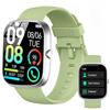 Dyurwa Smartwatch Uomo Donna/Effettua/Risposta Chiamate, 1.91HD Orologio Smartwatch Contapassi /Cardiofrequenzimetro, 2025 Fitness Tracker SpO2 Sonno, Impermeabile IP68 113+Sportive per Android iOS Ciano