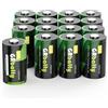 GRbatty Batteria CR2 3V al Litio 1000mAh Per Sensori,Macchine Fotografiche,Flash Fotografico,Torce Calcolatrici,Confezione da 16 NON Ricaricabili