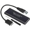 RGBS M.2 SATA Adattatore USB 3.0 a Hard Disk NGFF SSD, alloggiamento esterno SATA III Cover 2280, 2260, 2242, 2230 Chiave B + M, NGFF, SATA3 Caddy UASP 5 GB/s - per Win10/8/7/Vista/XP/Linux/Mac OS
