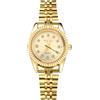 JewelryWe Coppia orologio analogico al quarzo calendario 30 m impermeabile partner orologio da polso cinturino in acciaio inox orologio da polso da uomo e da donna, Orologio da donna 3-oro, Bracciale