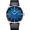 TYBERLEY Moda Uomo Orologio Meccanico Automatico Acciaio Inox Cinturino in Pelle Impermeabile Semplice Orologi da Polso Business sportivo PD2770