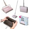 York Aspirapolvere Senza Fili Con Spazzole Rotanti A 360° Scopa Automatica Portatile Mano Spinta Scopa Natural Sweep Sweeping Macchina Rotary Originale Testa Snodata Accessorio Facile da Usare