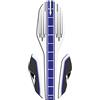 IRIDEA DESIGN Adesivo 3D parafango blu 3D resinato compatibile con YAMAHA XT ZE SUPER TENERE 1200 2010-2022