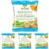 Probios Snack Quinoa e Grano Saraceno, con Semi di Papavero - 35 gr, Senza glutine, 35 grammo, 1 (Confezione da 4)