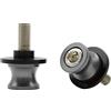 MZ-STORE 2pcs Nottolini M10 X 1,25 Universale Forcellone Appoggi per DUKE 125 200 390 RC 125 200 390 Z750 Z1000 Ninja 250R 650R ZX6R ZX10R ZX12R(Grigio)
