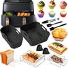YAOYIN Accessori per friggitrice ad aria per Philips serie 3000-5000 Dual Basket NA350 NA550 9L