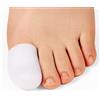 Bukihome Big Toe Protector - Set di 10 protezioni per dita in silicone, per imbottitura di bolle, calli, calli e calli, ideali per correre, camminare, fermare il mal di piedi (grande, bianco)