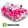 Disney Macchina Elettrica Bambini Minnie Auto a Batteria 7.2 V