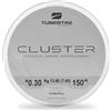 Tubertini Cluster Monofilo da Pesca Affondante 50% Nylon 50% Fluorocarbon - Bobina 150/300/1000 mt - Perfetto per la per Pesca Fresh e Saltwater (150 mt | 0,18 mm | Carico di rottura 4,00/2,80 kg)