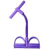 Kiuiom Fitness Corda Eelastica Per Pedali,4 Tubi Sit-Up Pull Rope,Elastico Pedale Fascia Di Resistenza,Corda Sit-Up Bodybuilding Per Gambe,Allenatore Addominale,Multifunzione Resistenza Allenamento,Kiuiom