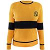 Cinereplicas Harry Potter - Maglione Quidditch Hufflepuff - L - Licenza ufficiale
