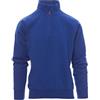 PAYPER Canada Felpa da Lavoro Uomo a Manica Lunga Misto Cotone Mezza Chiusura Zip Manica a Giro Polsini Vita in Costina Blu Royal (L)