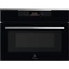 ELECTROLUX KVEBP29X - Forno Multifunzione compatto AssistedCooking Serie 700 - Pirolitico - Inox Antimpronta - Termosonda - Grill - Classe A++ - 16 Programmi - Altezza 45,5 cm - Larghezza 59,5 cm