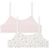 Petit Bateau A0cm8 Reggiseni, Variante 1, 12 Anni (Pacco da 2) Bambina